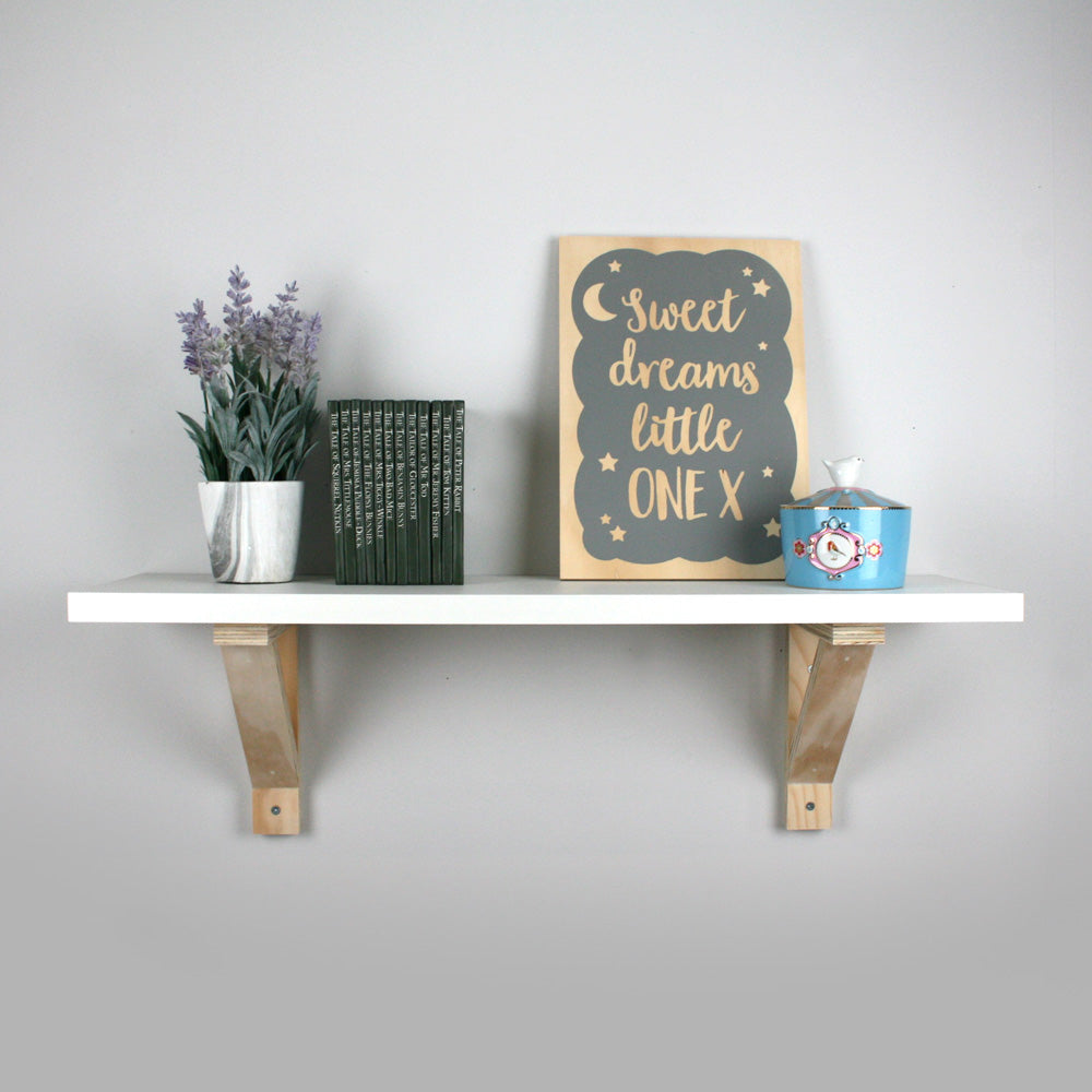 Bracket Nursery Shelves