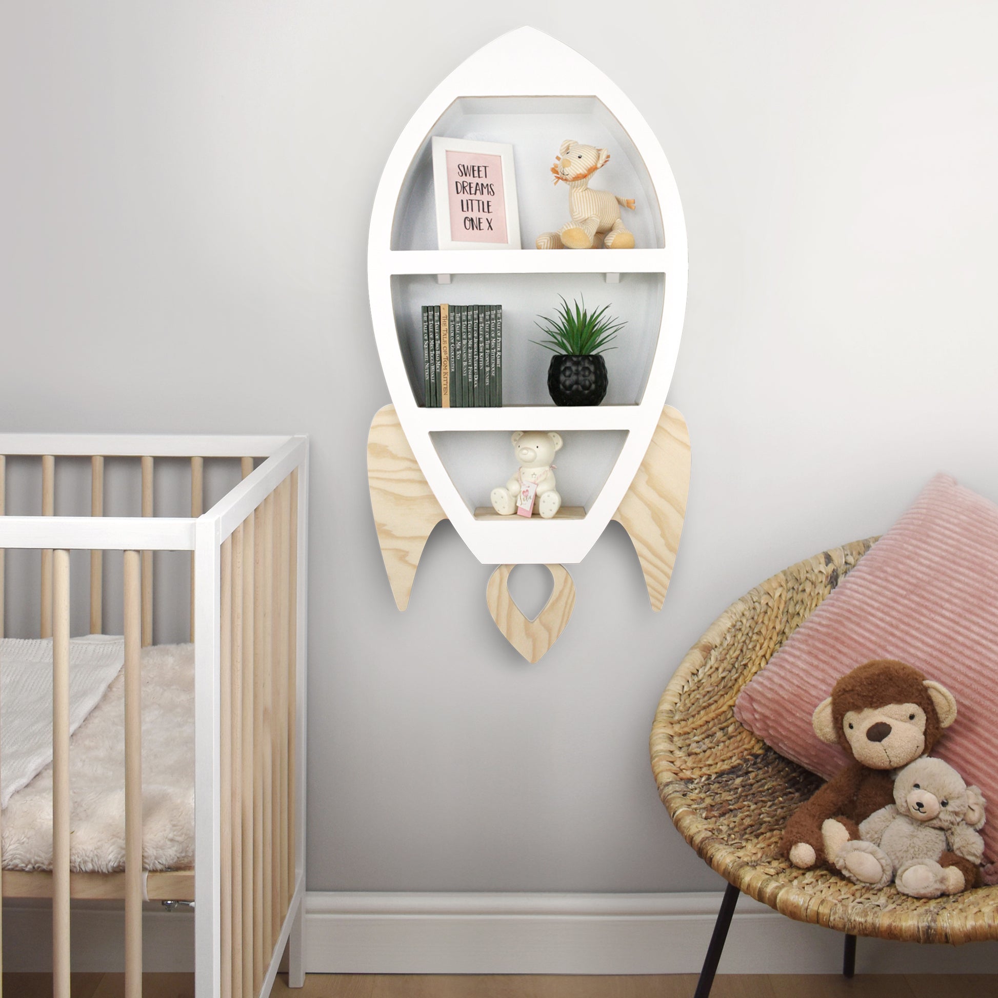 Rocket Nursery Shelves