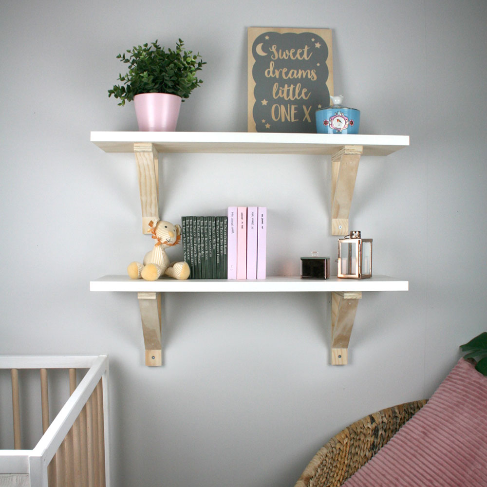 Nursery Bracket Shelves