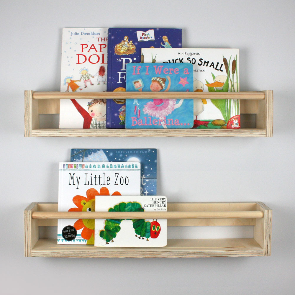 Children's Wall Book Rack