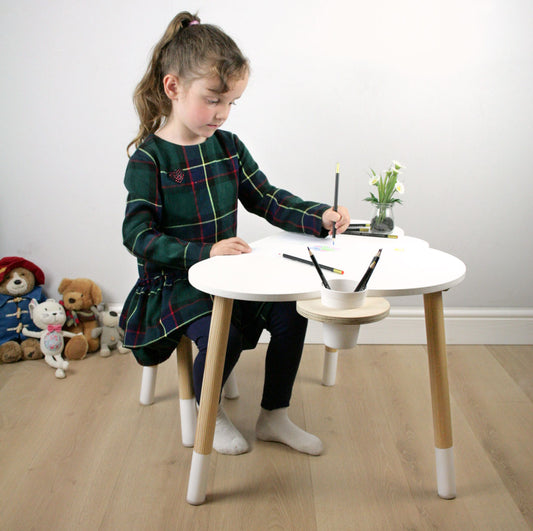 Cloud Desk & Stool Set