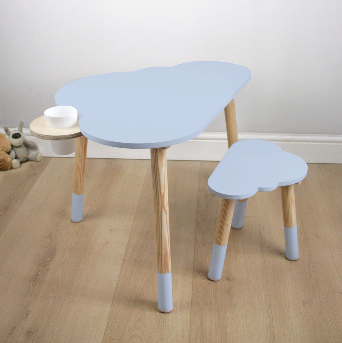 Cloud Desk & Stool Set