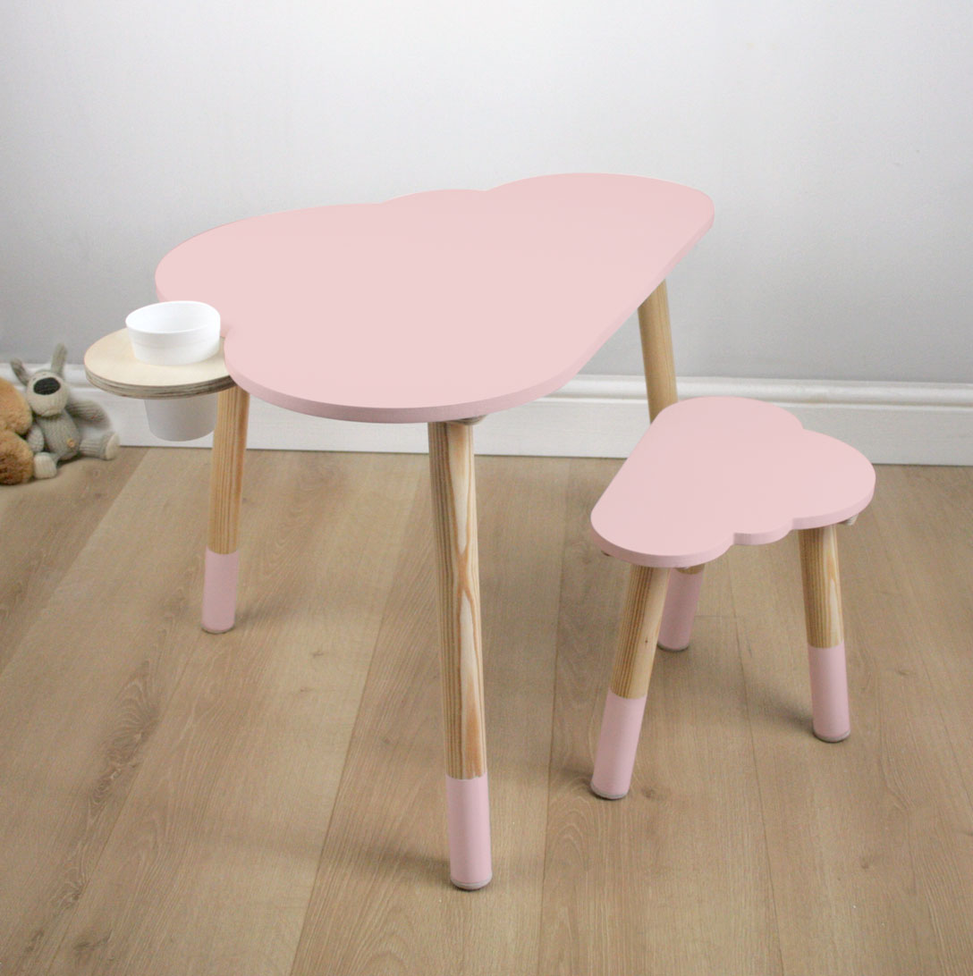 Cloud Desk & Stool Set