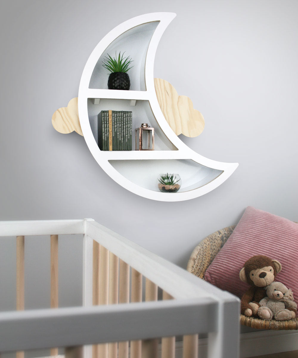 Moon shelf sale for nursery